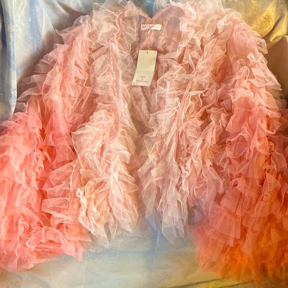 Festival Pink Ruffle Jacket
